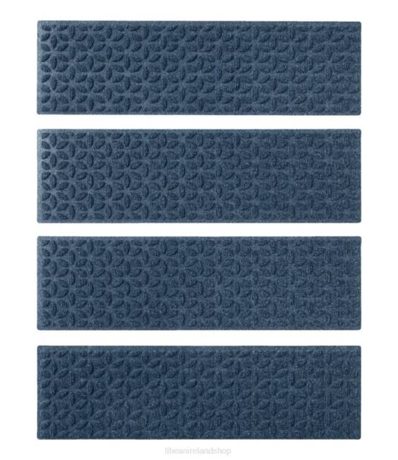 L.L.Bean Heavyweight Waterhog Mat Set of Four Unisex J46J2649 Home Goods Moonlight Blue