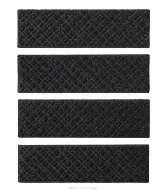 L.L.Bean Heavyweight Waterhog Mat Set of Four Unisex J46J5621 Home Goods Charcoal