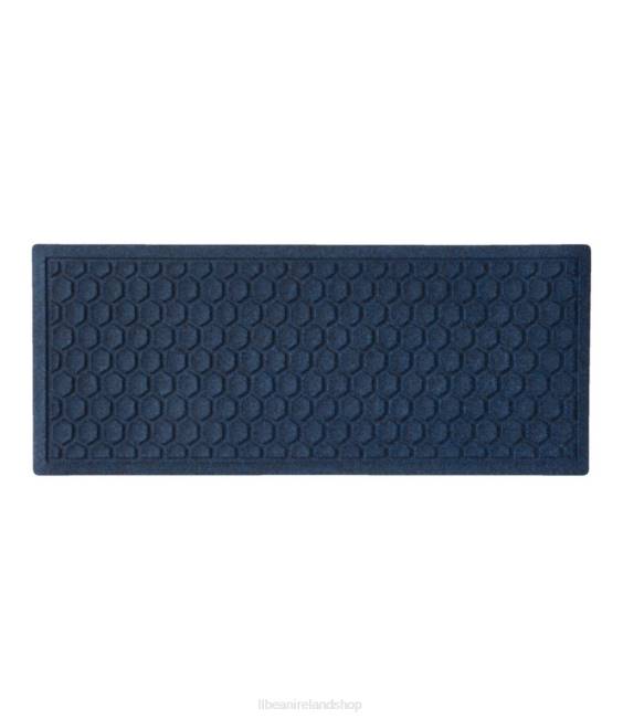 L.L.Bean Washable Waterhog Boot Mat Honeycomb Unisex J46J5573 Home Goods Dark Blue