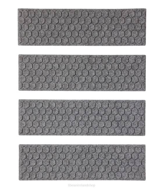 L.L.Bean Washable Waterhog Mat Set of Four Unisex J46J6851 Home Goods Gray