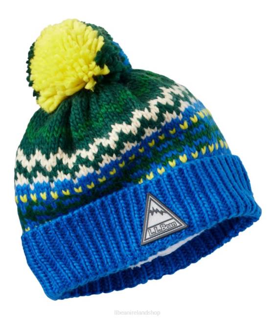 L.L.Bean Chunky Yarn Hat Kids J46J3026 Clothing Cobalt Sea