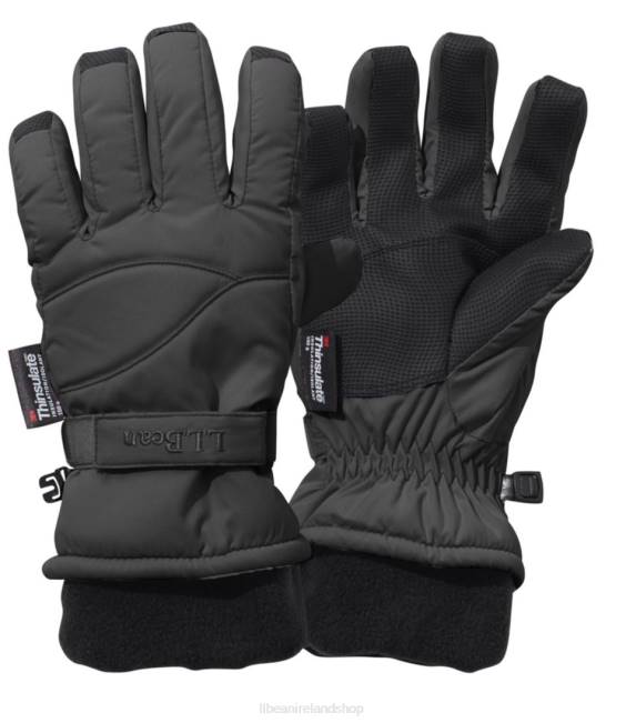 L.L.Bean Cold Buster Waterproof Gloves Kids J46J3018 Clothing Classic Black