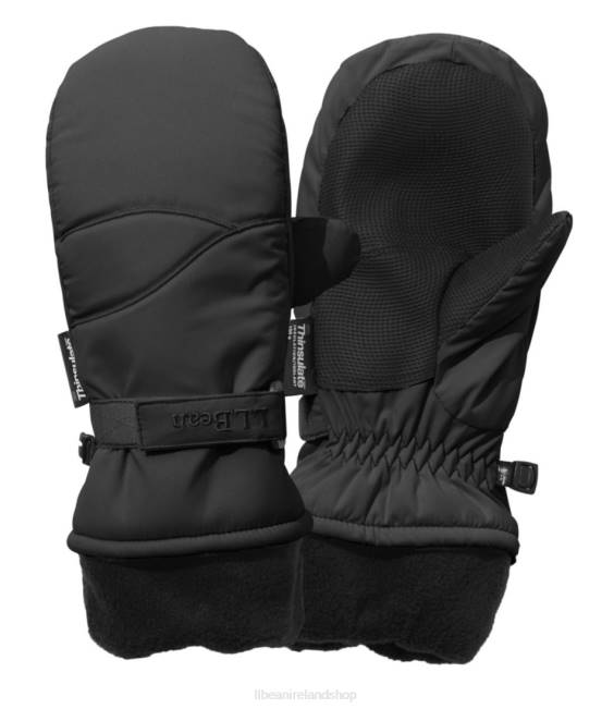 L.L.Bean Cold Buster Waterproof Mittens Kids J46J3016 Clothing Classic Black