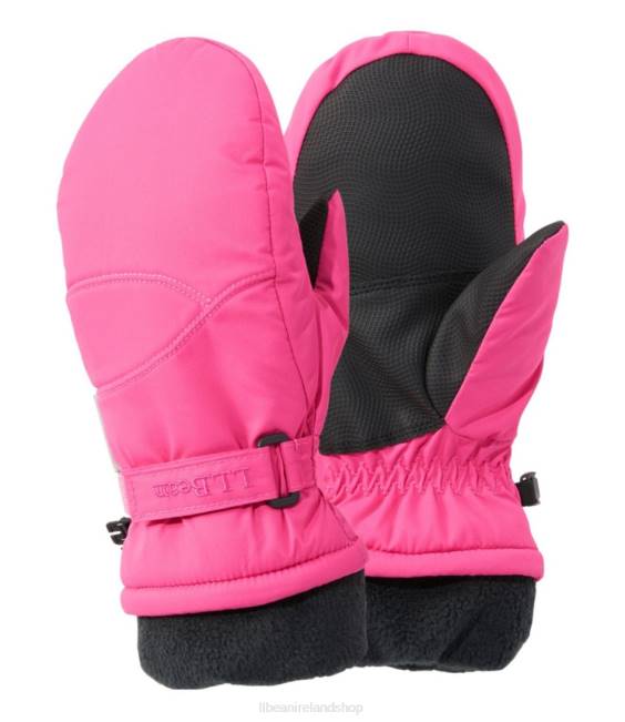 L.L.Bean Cold Buster Waterproof Mittens Kids J46J5720 Clothing Pink Berry