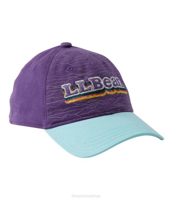 L.L.Bean Cotton Baseball Hat Kids J46J515 Clothing True Violet