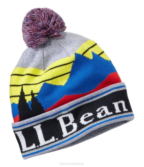 L.L.Bean Pom Hat Kids J46J3479 Clothing Black Reflective