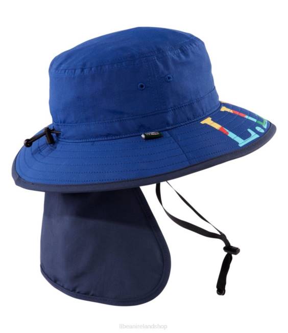 L.L.Bean Sun Shade Bucket Hat Kids J46J3427 Clothing Indigo Ink/Nautical Navy