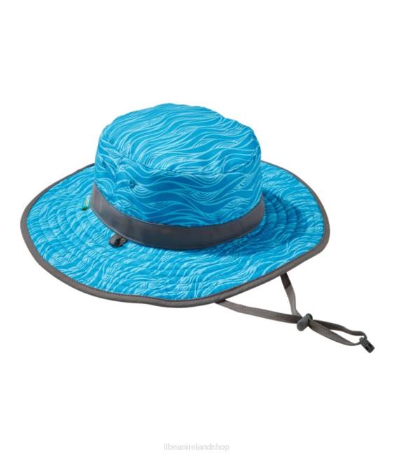 L.L.Bean Sunday Afternoons Clear Creek Reversible Boonie Kids J46J531 Clothing Rolling Wave/Tan