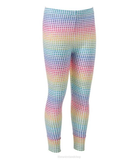 L.L.Bean Wicked Warm Midweight Long Underwear Kids J46J6010 Clothing Rainbow Dots
