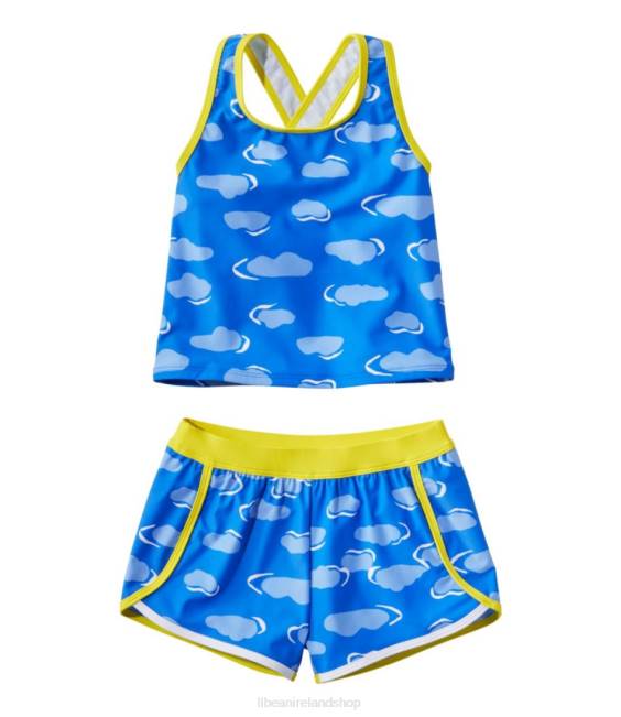 L.L.Bean Watersports Swimwear Kids J46J4841 Clothing Light Ocean Clouds