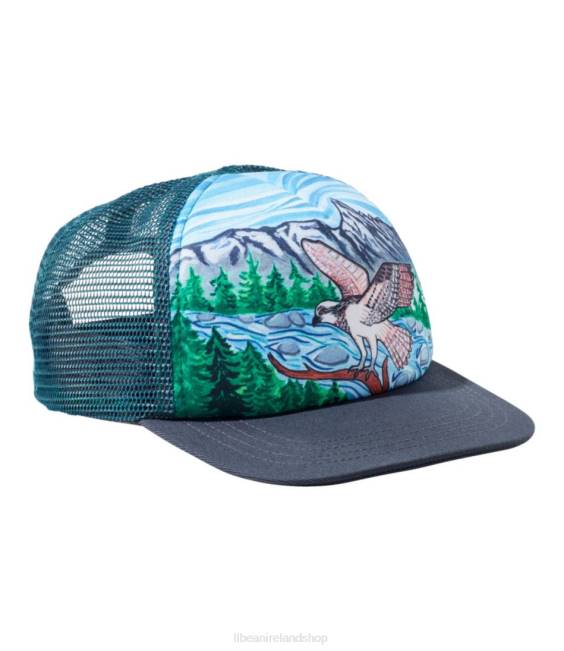 L.L.Bean Artist Series Trucker Hat Kids J46J577 Clothing Osprey