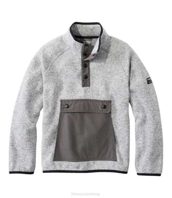 L.L.Bean Sweater Fleece Kids J46J3038 Clothing Pewter