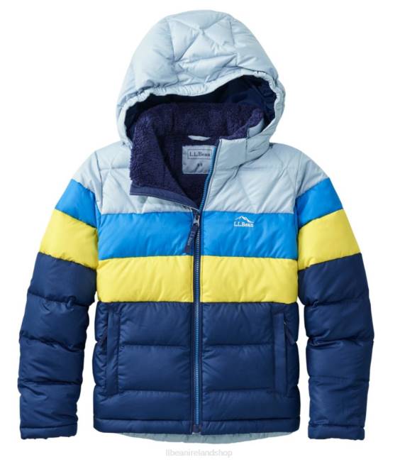 L.L.Bean Down Jacket Kids J46J3702 Outerwear Yellow Citron
