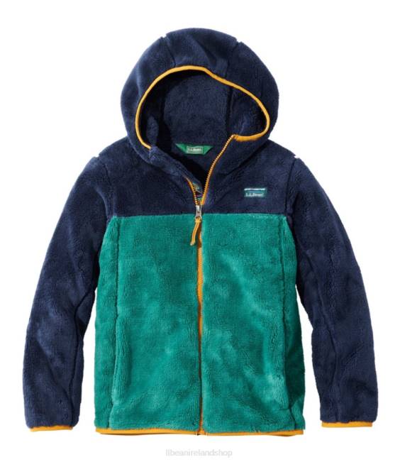 L.L.Bean Hi-Pile Fleece Kids J46J902 Outerwear Bright Navy/Warm Teal