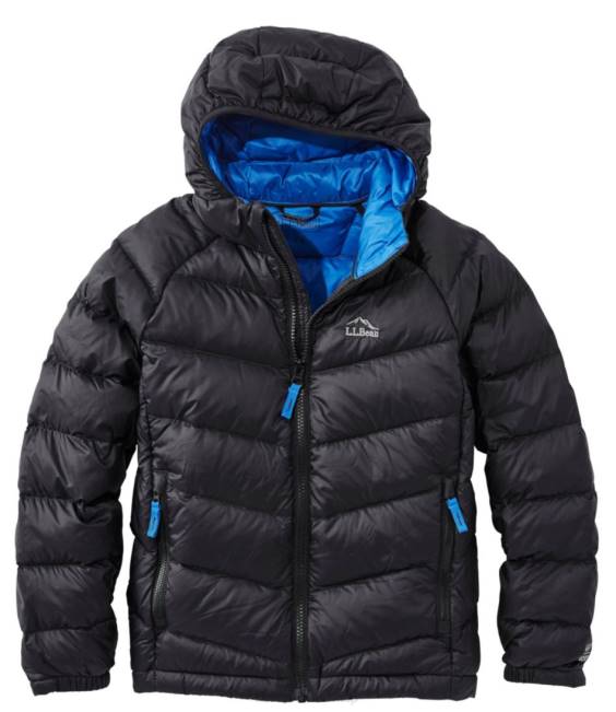 L.L.Bean Ultralight 650 Down Jacket Kids J46J6689 Outerwear Black