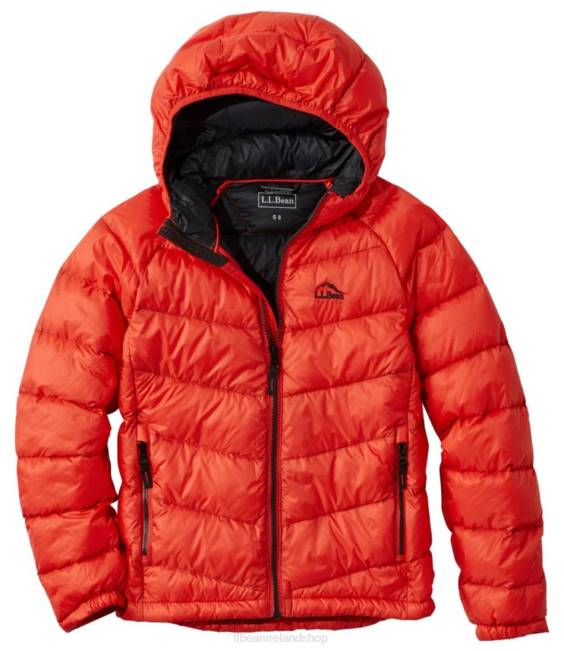 L.L.Bean Ultralight 650 Down Jacket Kids J46J7060 Outerwear Vibrant Red