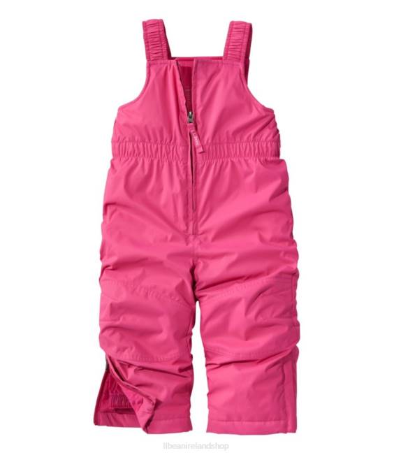 L.L.Bean Cold Buster Snow Bibs Kids J46J6074 Outerwear Pink Berry