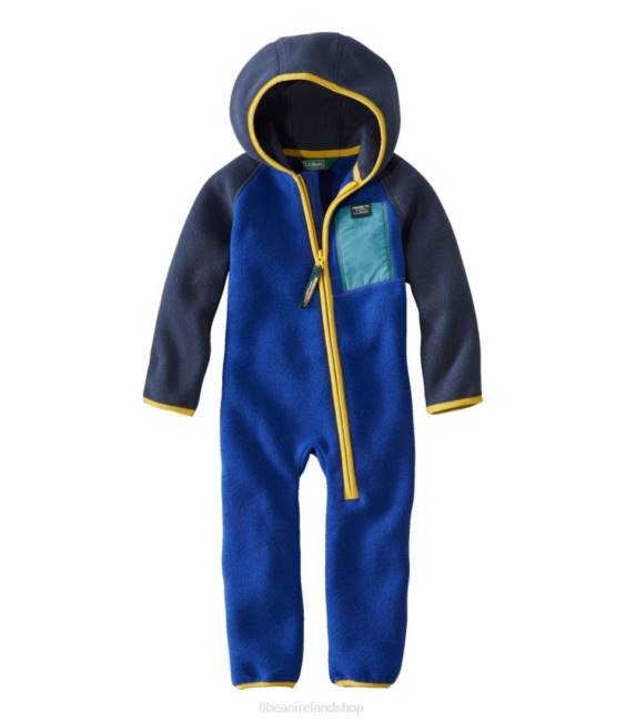 L.L.Bean Infants' Retro Mountain Classic Fleece Bunting Kids J46J3677 Outerwear Indigo Ink/Carbon Navy