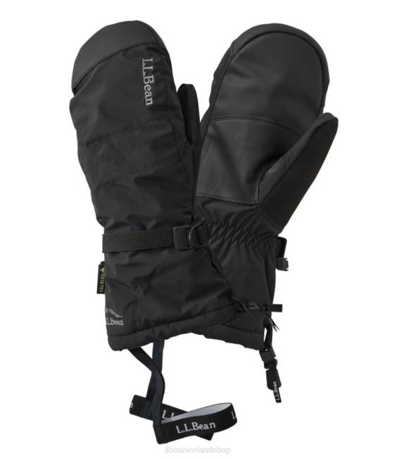 L.L.Bean Gore-Tex PrimaLoft Ski Mittens Men J46J796 Accessories Black