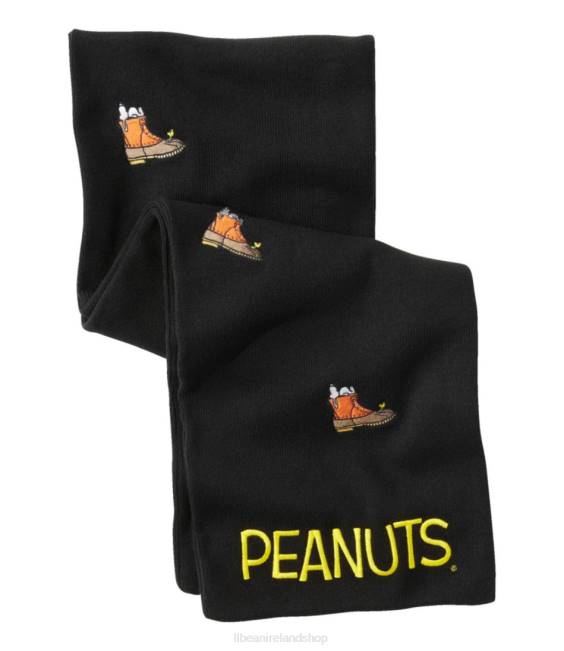 L.L.Bean X Peanuts Knit Scarf Men J46J661 Accessories Black
