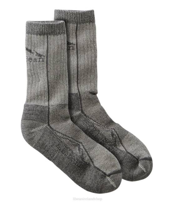 L.L.Bean Cresta Wool Lightweight Hiking Socks Men J46J6108 Accessories Platinum