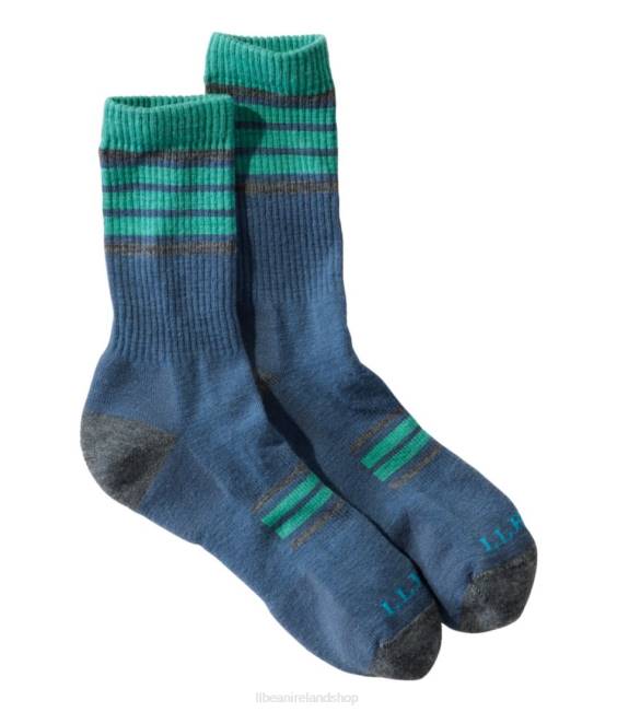 L.L.Bean Katahdin Hiker Socks Men J46J5728 Accessories Mallard Blue/Azure