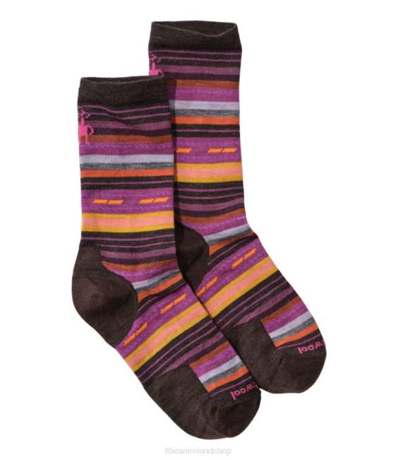 L.L.Bean Smartwool Everyday Margarita Crew Sock Men J46J774 Accessories Chestnut