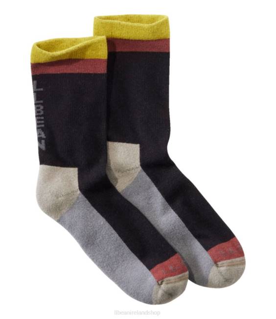 L.L.Bean Wicked Soft Cotton Socks Men J46J5733 Accessories Black