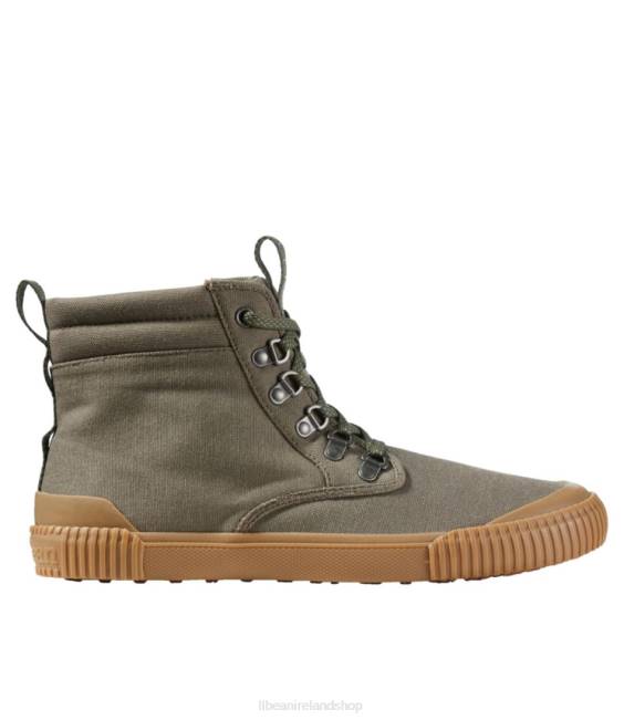 L.L.Bean Eco Woods Canvas Hiking Boots Men J46J3818 Footwear Peat Moss