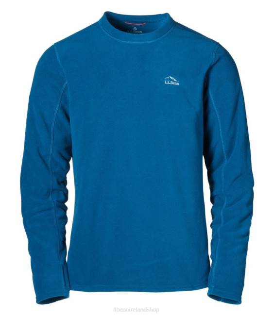 L.L.Bean Fleece Base Layer Crew Men J46J3567 Clothing Dark Marine Blue