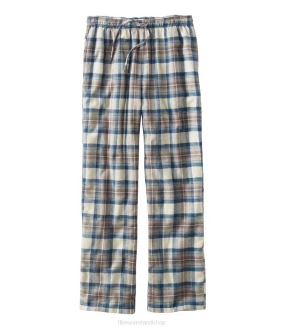 L.L.Bean Scotch Plaid Flannel Sleep Pants Men J46J269 Clothing Indigo Tartan