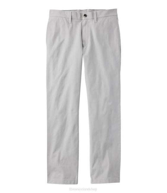 L.L.Bean Easy-Care Stretch Chinos Men J46J5839 Clothing Quarry Gray
