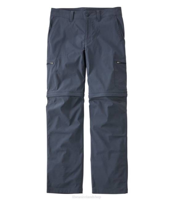 L.L.Bean Water-Resistant Cresta Hiking Zip-Off Pants Men J46J296 Clothing Carbon Navy
