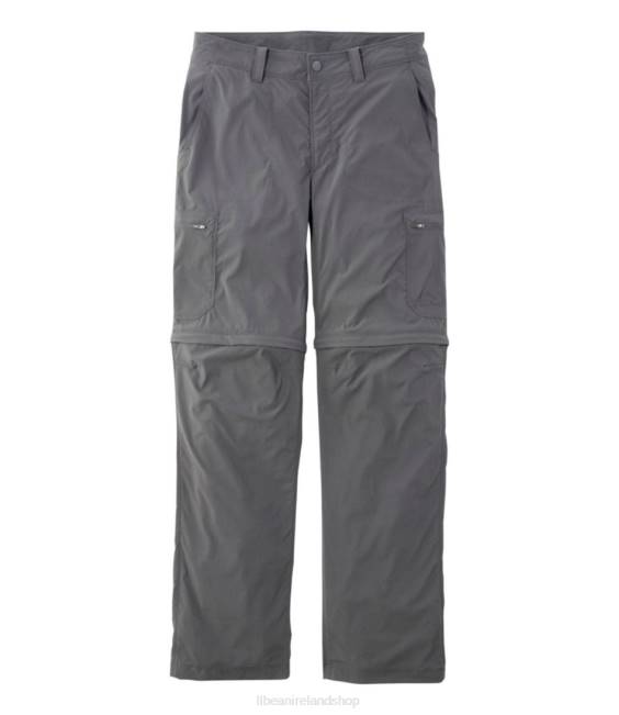 L.L.Bean Water-Resistant Cresta Hiking Zip-Off Pants Men J46J3183 Clothing Alloy Gray
