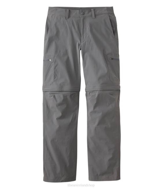 L.L.Bean Water-Resistant Cresta Hiking Zip-Off Pants Men J46J5823 Clothing Platinum