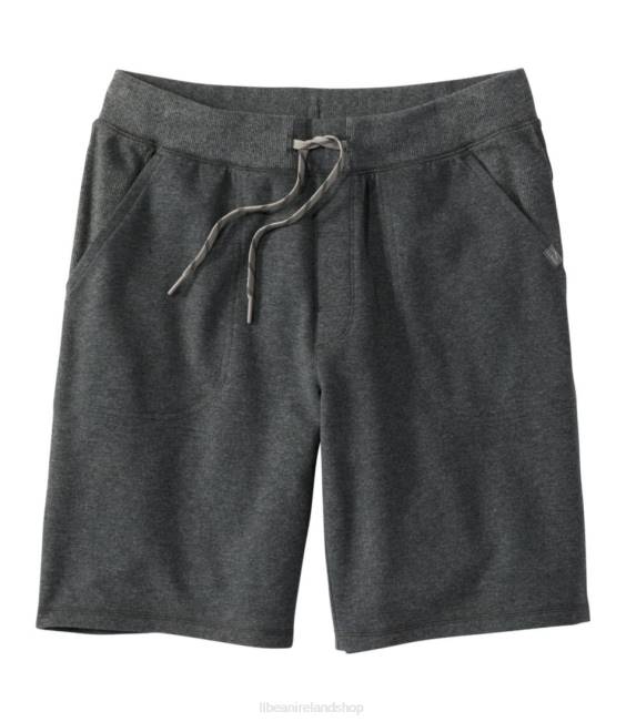 L.L.Bean Comfort Camp Knit Shorts Men J46J3307 Clothing Iron Heather