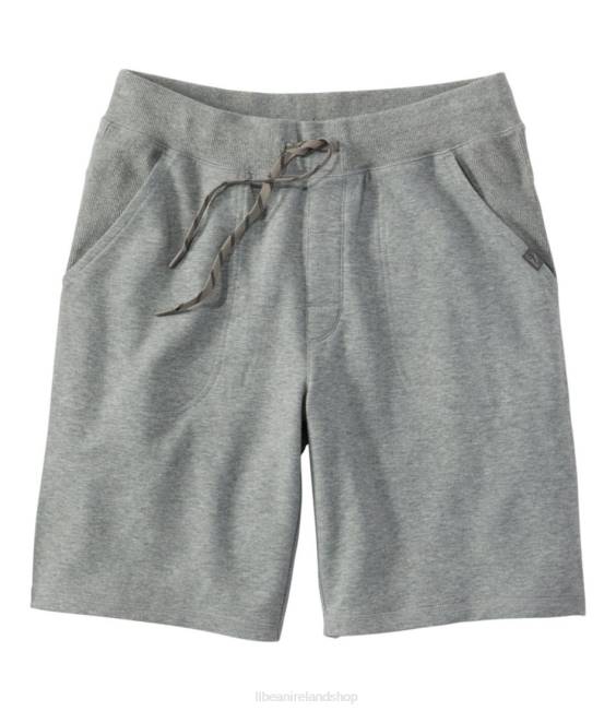 L.L.Bean Comfort Camp Knit Shorts Men J46J4882 Clothing Gray Heather