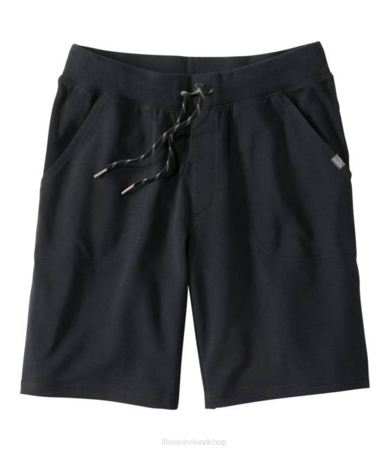 L.L.Bean Comfort Camp Knit Shorts Men J46J5897 Clothing Midnight Black