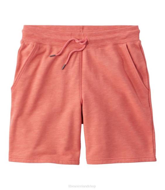 L.L.Bean Lakewashed Knit Shorts Men J46J5923 Clothing Mineral Red