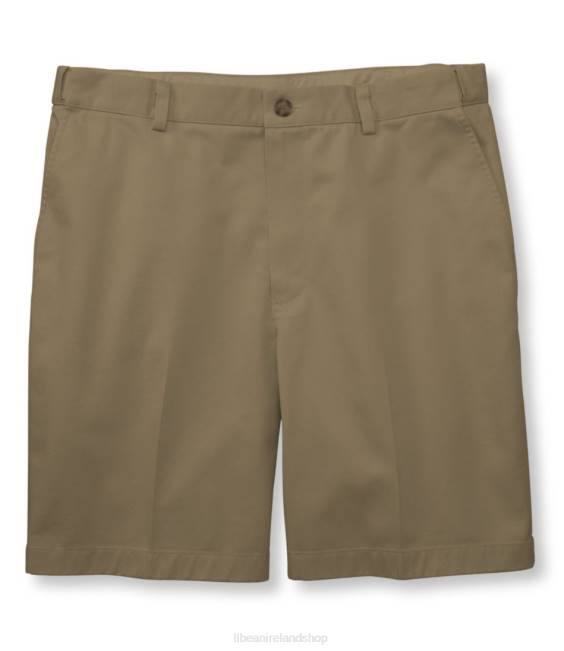 L.L.Bean x Double L Wrinkle-Free Chino Shorts Men J46J4703 Clothing Dark Khaki