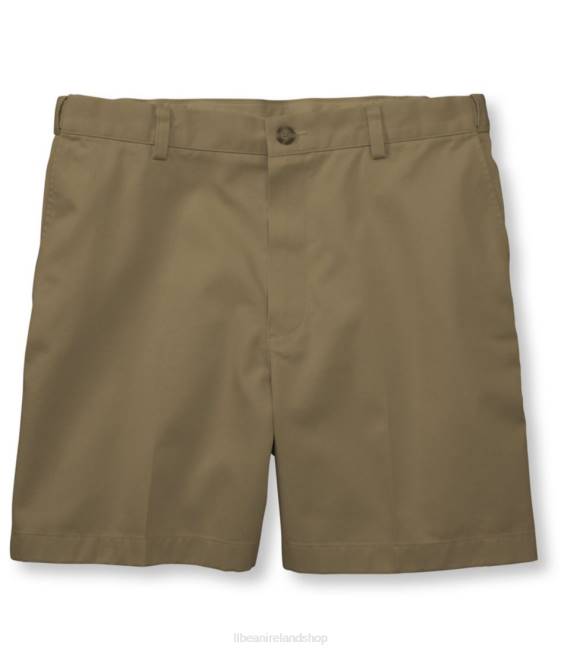 L.L.Bean x Double L Wrinkle-Free Chino Shorts Men J46J4751 Clothing Dark Khaki