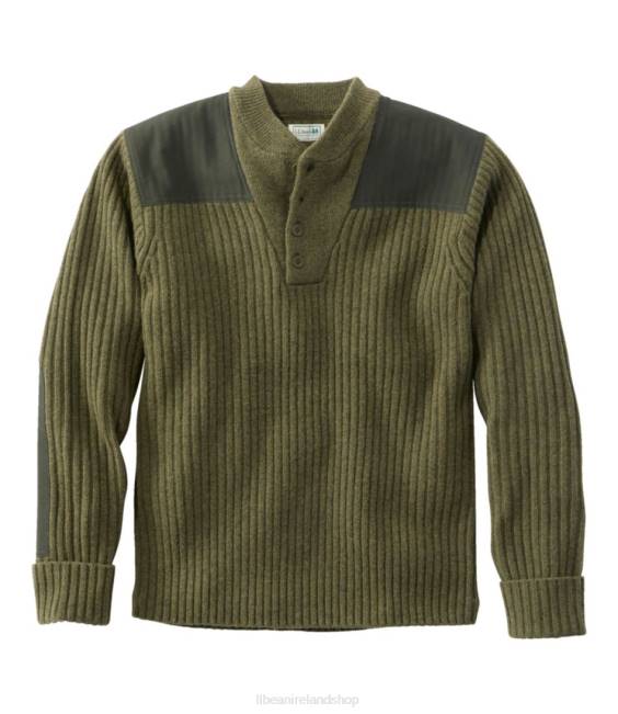 L.L.Bean Commando Sweater Men J46J6714 Clothing Loden Heather
