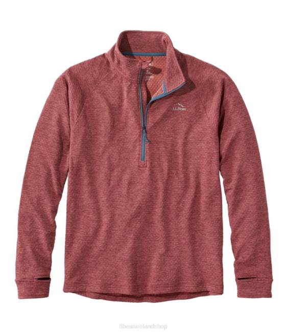 L.L.Bean Adventure Grid Fleece Men J46J5139 Clothing Rosewood