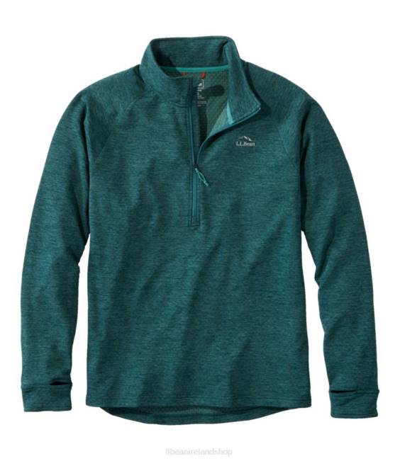 L.L.Bean Adventure Grid Fleece Men J46J6077 Clothing Dark Pine