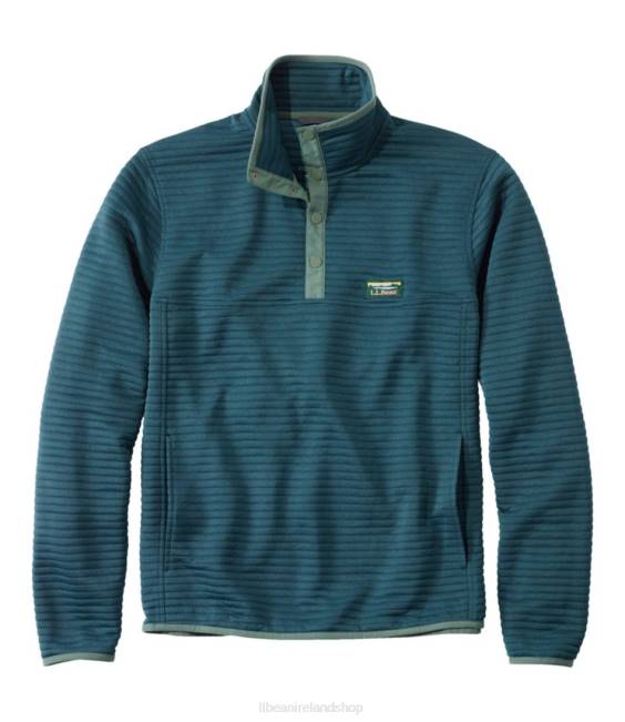 L.L.Bean Airlight Knit Pullover Men J46J327 Clothing Dark Teal Blue