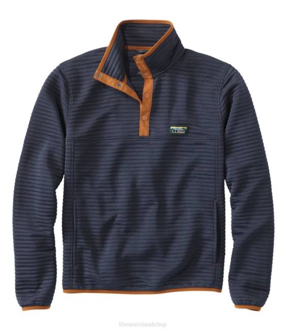 L.L.Bean Airlight Knit Pullover Men J46J6542 Clothing Navy