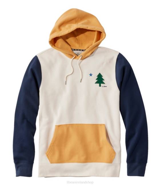 L.L.Bean Vacationland Sweatshirt Men J46J3368 Clothing Pale Khaki