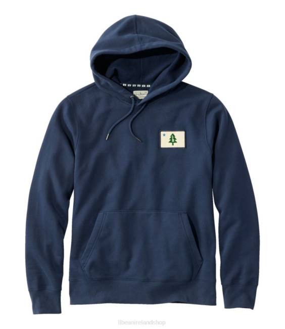 L.L.Bean Vacationland Sweatshirt Men J46J500 Clothing Classic Navy