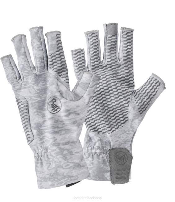 L.L.Bean Buff Aqua Gloves Men J46J797 Fishing Camo White