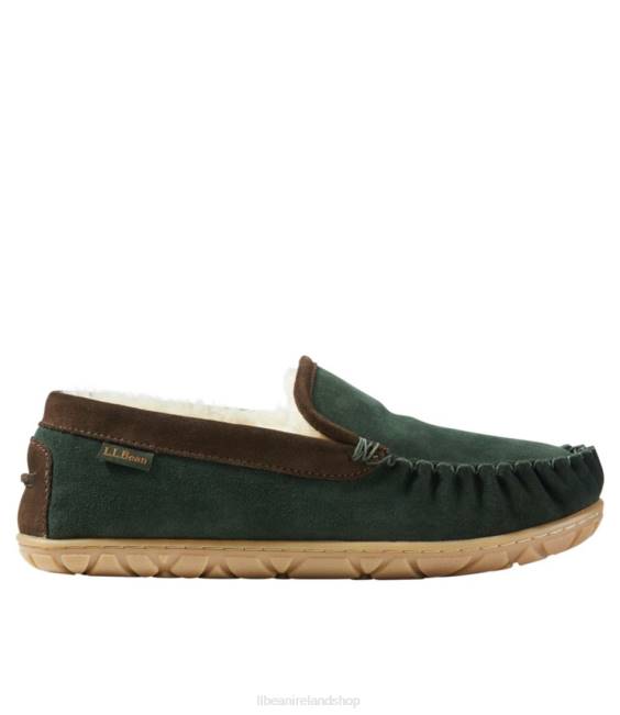 L.L.Bean Wicked Good Slippers Men J46J5150 Footwear Black Spruce/Chocolate